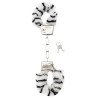 Shots Toys Menottes Furry Zèbre